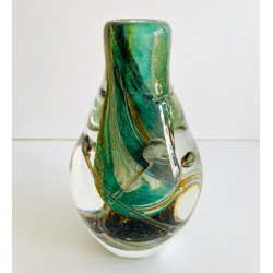Blown glass vase by...