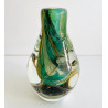 Blown glass vase by Jean-Claude Novaro 1984