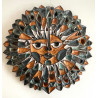 “Sun” ceramic wall sculpture by Roland Zobel Atelier Les Cyclades