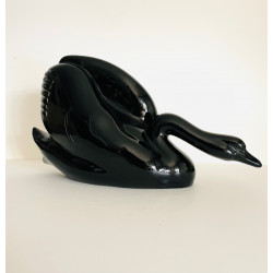 Primavera Claude Lévy art deco ceramic sculpture "Swan"