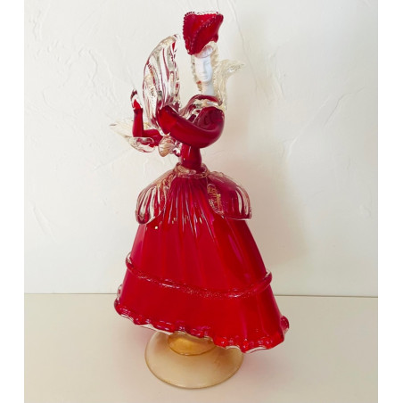 Barovier et Toso Murano figurine en verre années 50