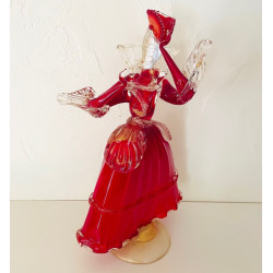 Barovier et Toso Murano figurine en verre années 50