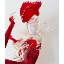 Barovier et Toso Murano figurine en verre années 50