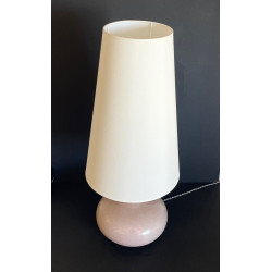 Large Enameled Ceramic Lamp By Jacques And Dani Ruelland 60s