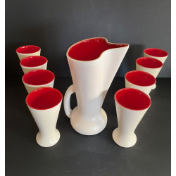 Pitcher and 8 mugs model...