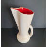 Pitcher and 8 mugs model 1041 in ceramic by Pol Chambost