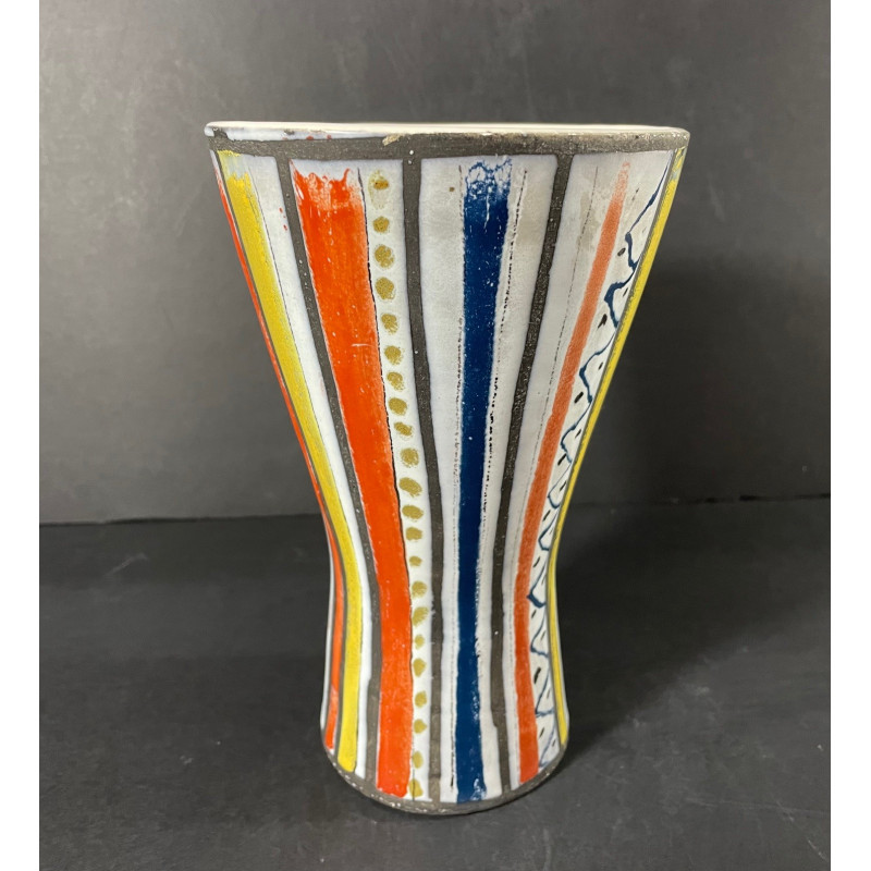 Vase en faïence par Roger Capron à Vallauris