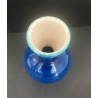 Blue ceramic vase by Pol Chambost No 1063