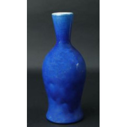 Blue ceramic vase by Pol...