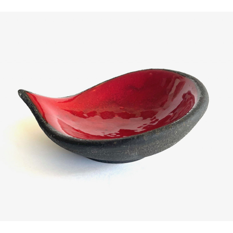 Ceramic bowl by Gilbert Valentin Les Archanges Vallauris