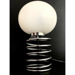 Lampe "ressort" Ingo Maurer grand modèle années 70