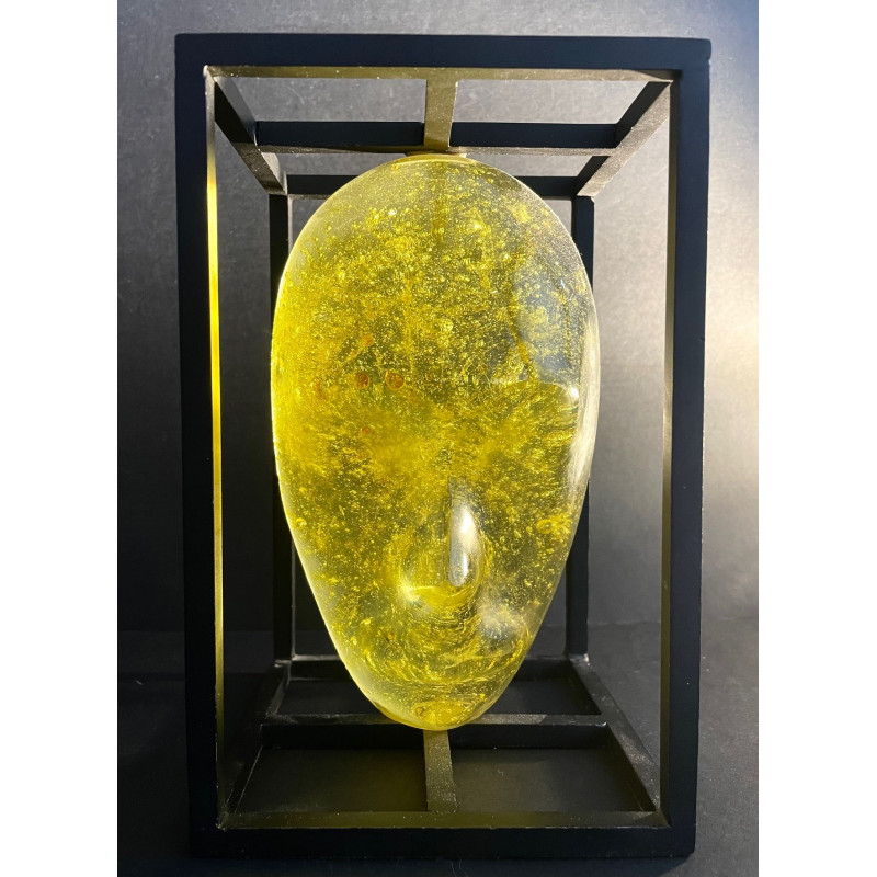 Sculpture en pâte de verre par Yves Jumeau 1990