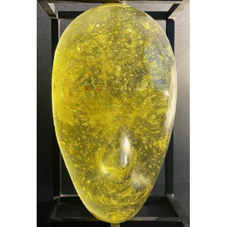 Sculpture en pâte de verre par Yves Jumeau 1990