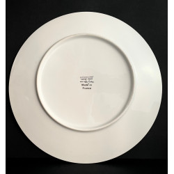 Assiette en porcelaine dessin de Jean Cocteau