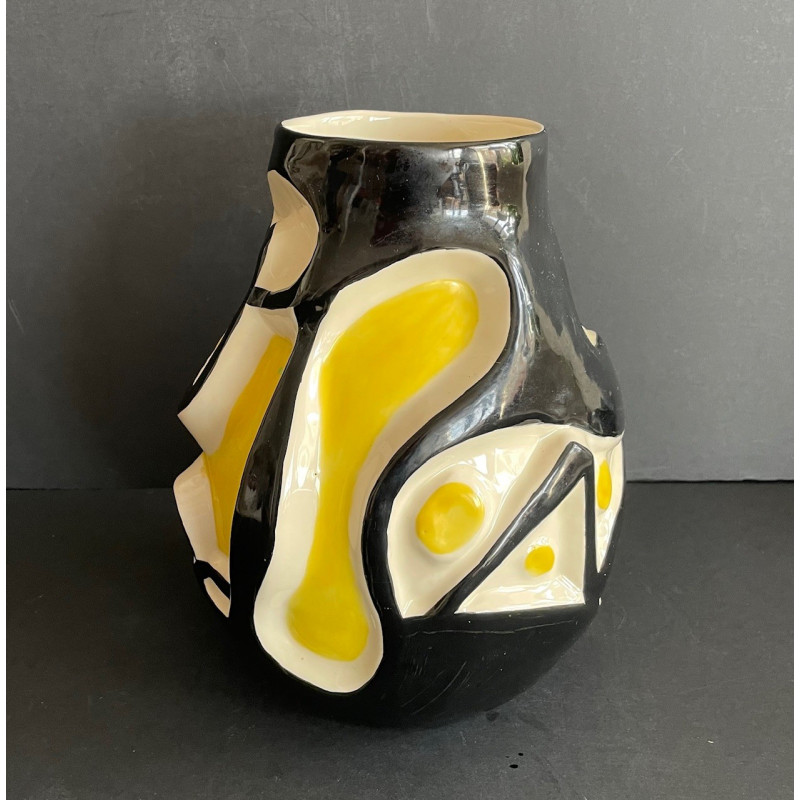 Vase sculpture by Roland Brice and Fernand Léger Biot 1950s