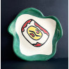 Earthenware plate by Roland Brice and Fernand Léger Biot