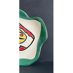 Earthenware plate by Roland Brice and Fernand Léger Biot