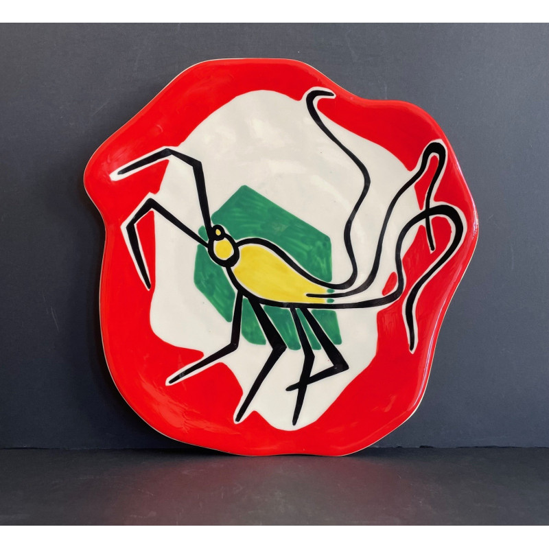 Large ceramic dish by Roland Brice and Fernand Léger