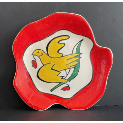 Earthenware plate by Roland...